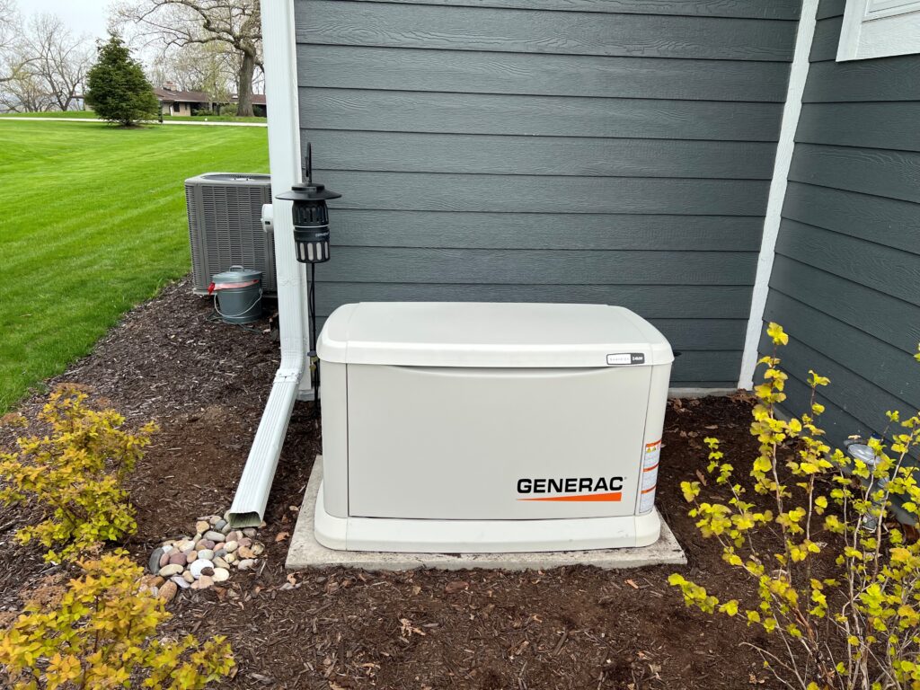 Generator installation shown on Hardwired Electric’s website